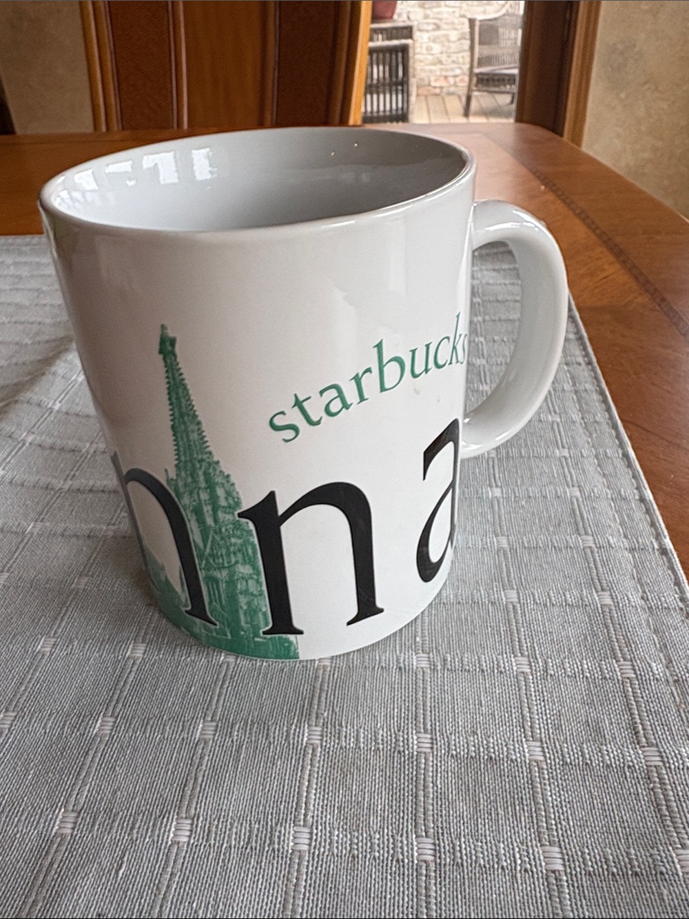 Starbucks VTG. Vienna Austria City Collector Series Coffee Mug 16 oz; EUC